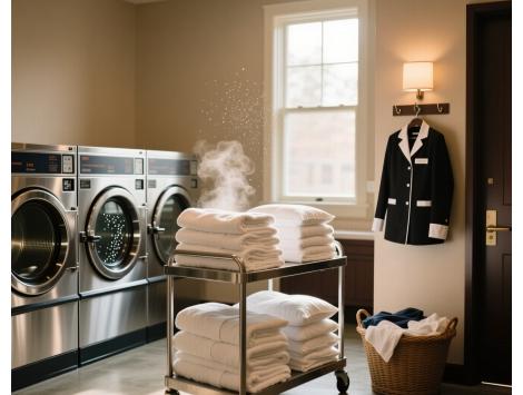 стирка вещей в отеле Симферополя