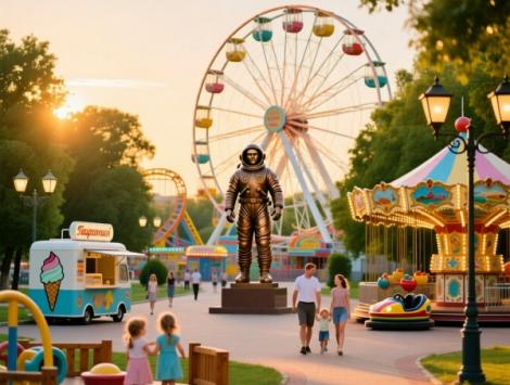 гагаринский парк рядом с отелем симферополь